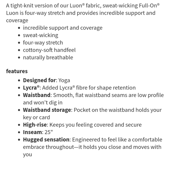 Lululemon High Rise Wunder Under 25" - Picture 4 of 8